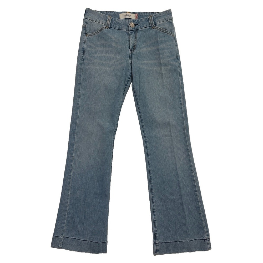 Y2K Levi's Trouser Jeans Women's Size 4 Light Wash Bootcut‎ Stretch Denim